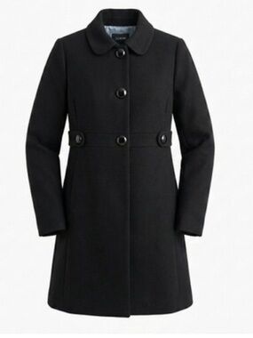 J. Crew Wool Blend Long Top Coat